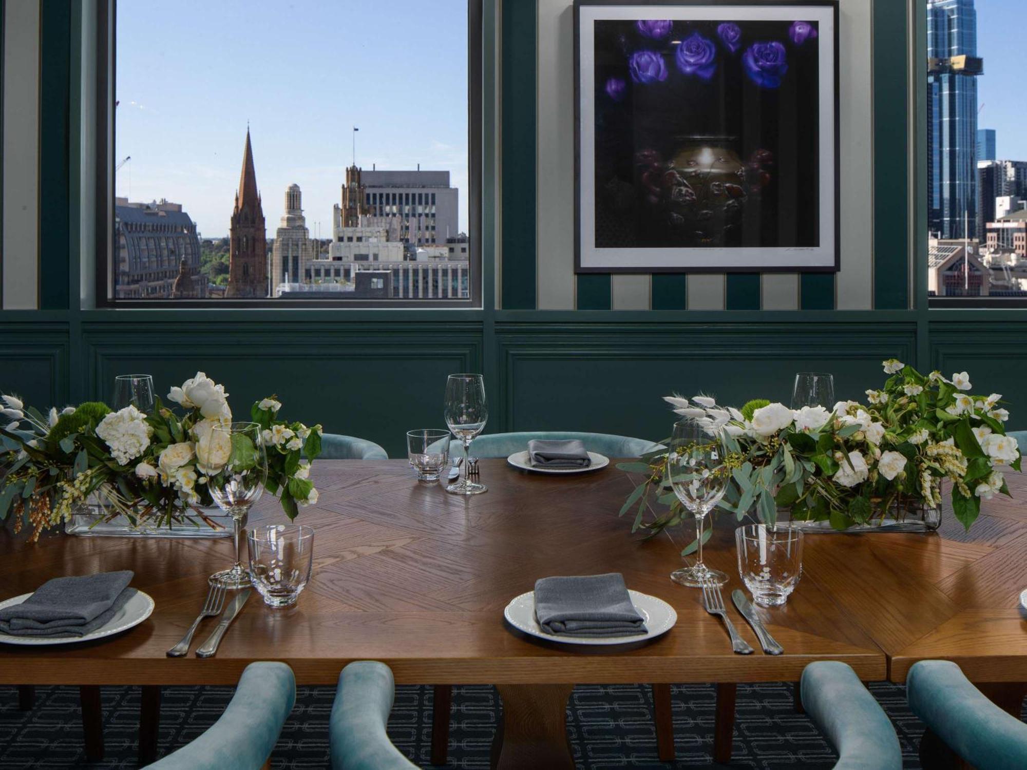فندق بولمان ميلبورن أون سوانستون ملبورن المظهر الخارجي الصورة The Club's private dining room
