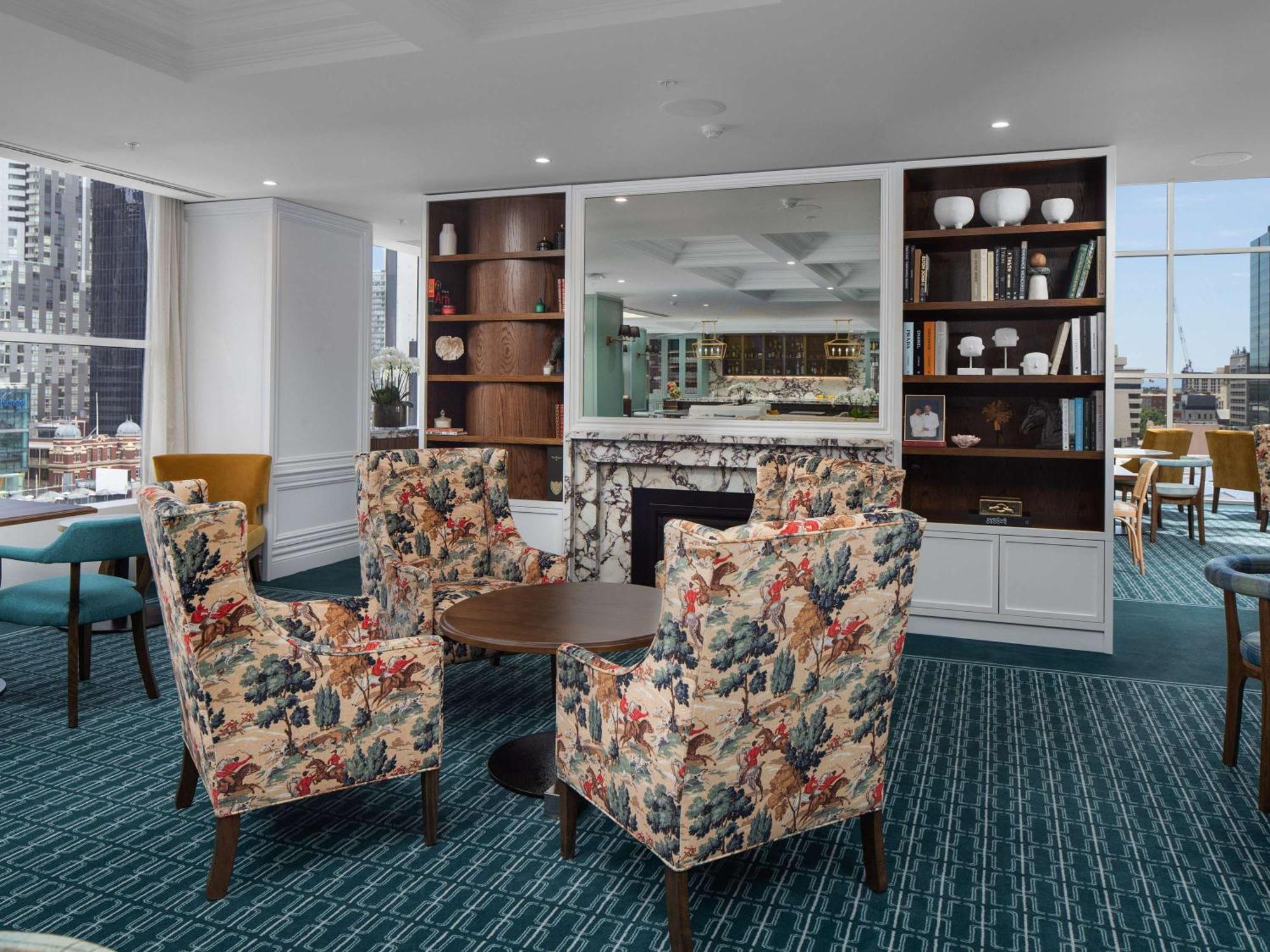 فندق بولمان ميلبورن أون سوانستون ملبورن المظهر الخارجي الصورة The Library at The Ivy Collection